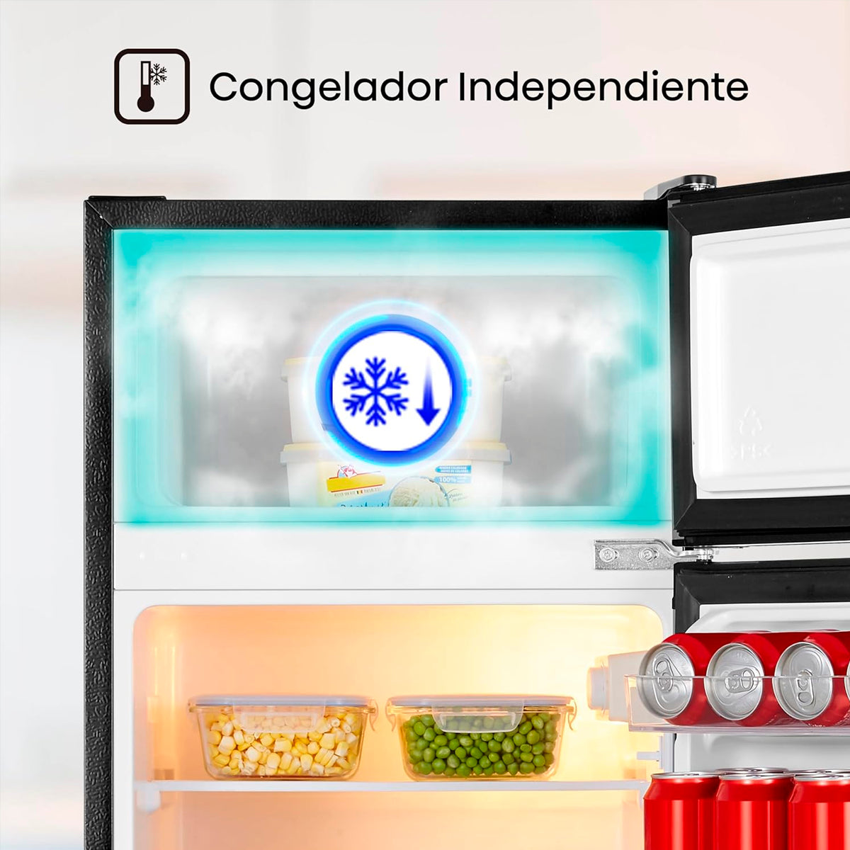 FRIGOBAR HISENSE MOD. RT31D6AGX1 3.3p3 SILVER**