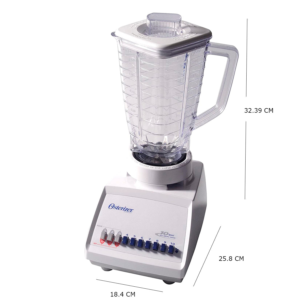 LICUADORA OSTER MOD. BLST4108-013 BLANCA VASO PLASTICO**