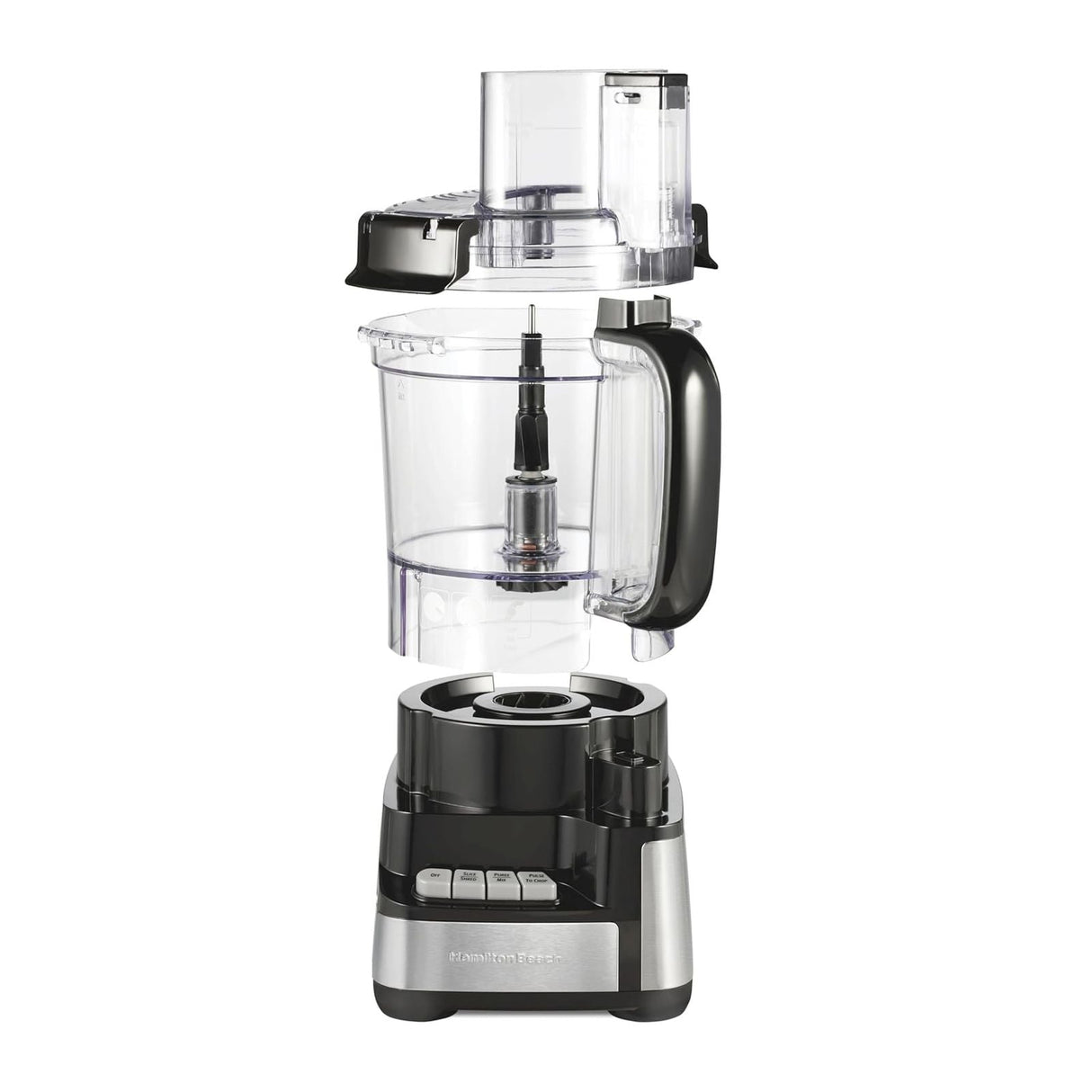Procesador de Alimentos Hamilton Beach Stack & Snap 2.8 Litros Negro 70725