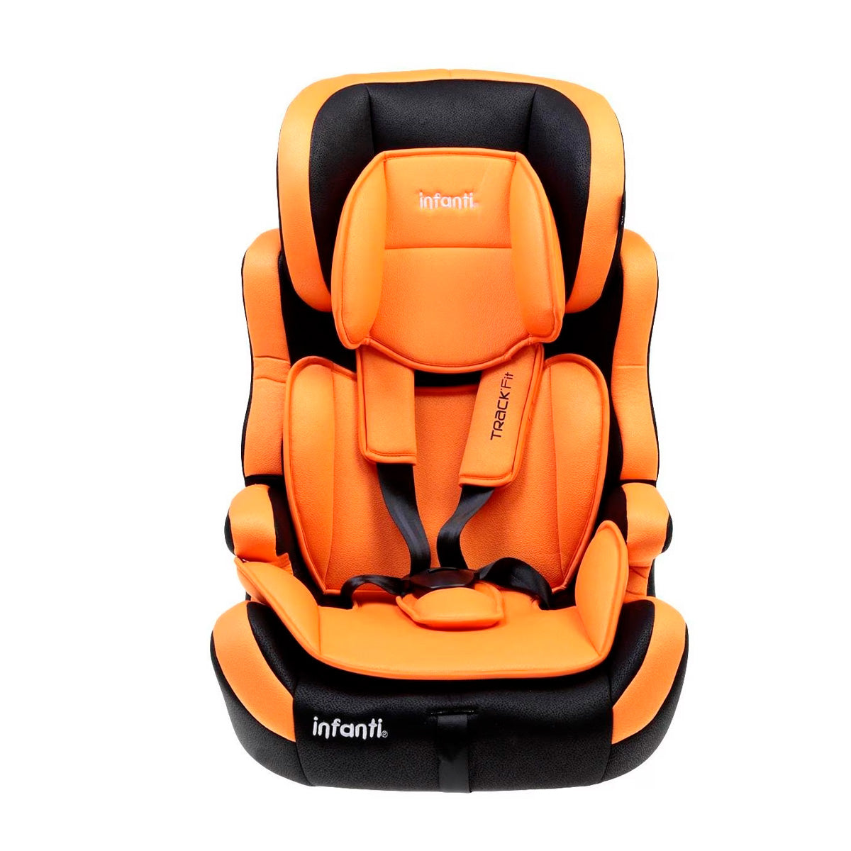 Autoasiento Tipo Booster, color Naranja con Negro, Infanti