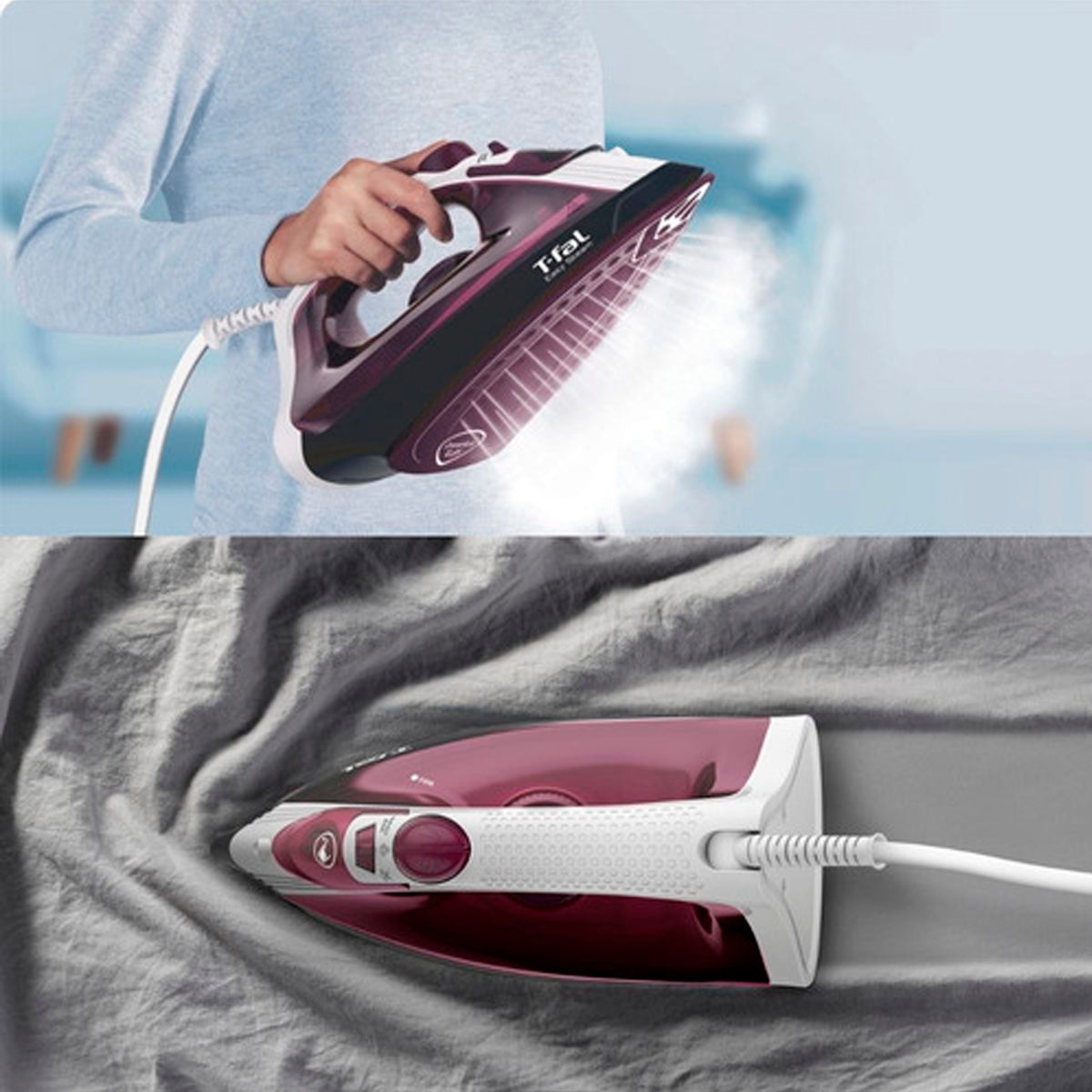 PLANCHA T-FAL MOD. FV1951X0 MORADA**