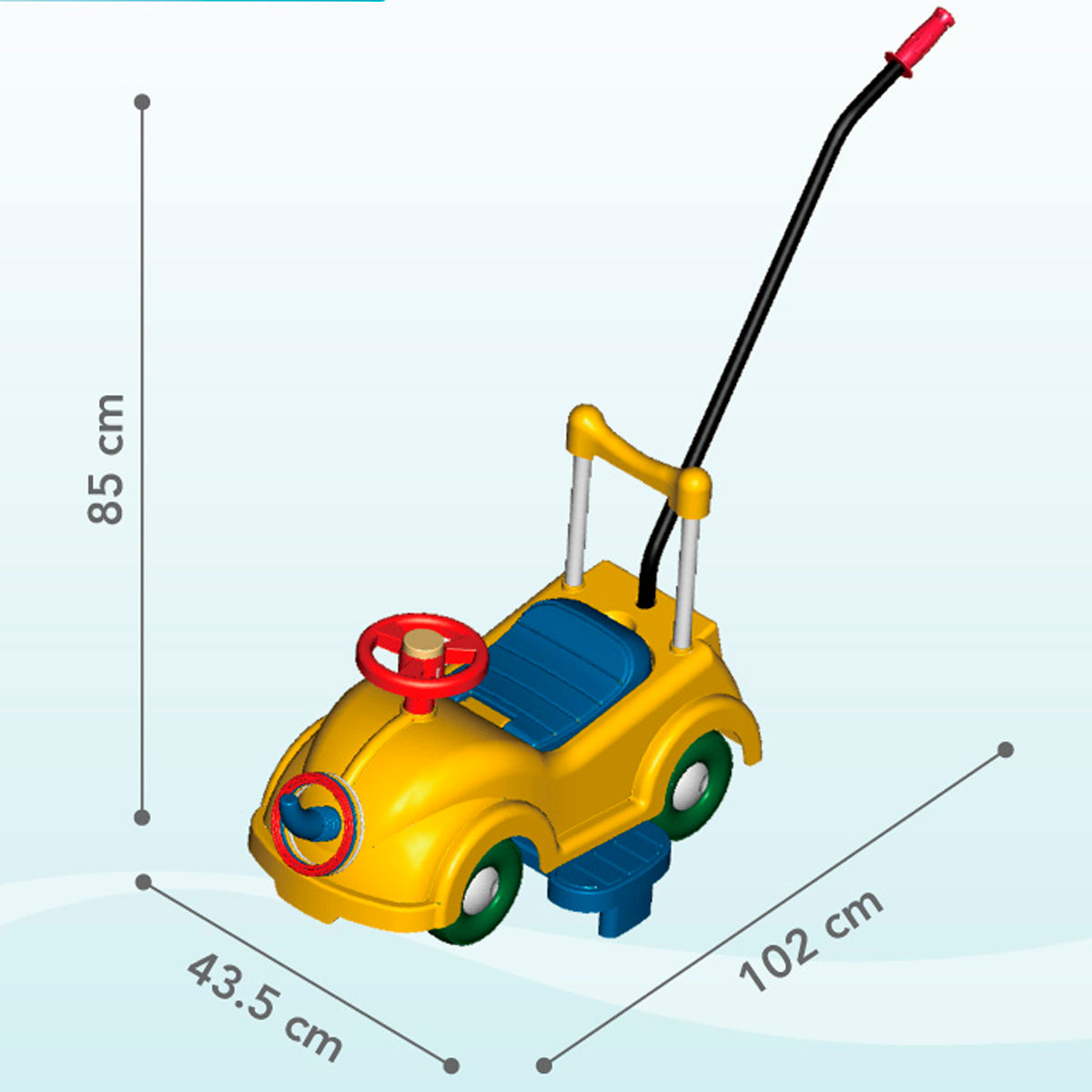 CARRITO ELEFANTE CON BASTON MYTEK MOD. MY-5528**