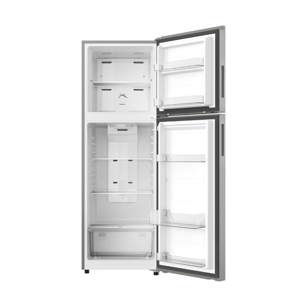Refrigerador Aucma 9 Pies Cúbicos Top Mount Gris ARTMF09XDHX