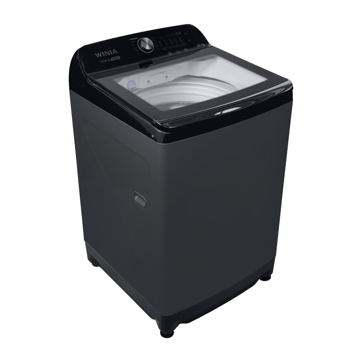 Lavadora Automática Winia 22 Kilos Carga Superior Gris AWFA22GXCXP