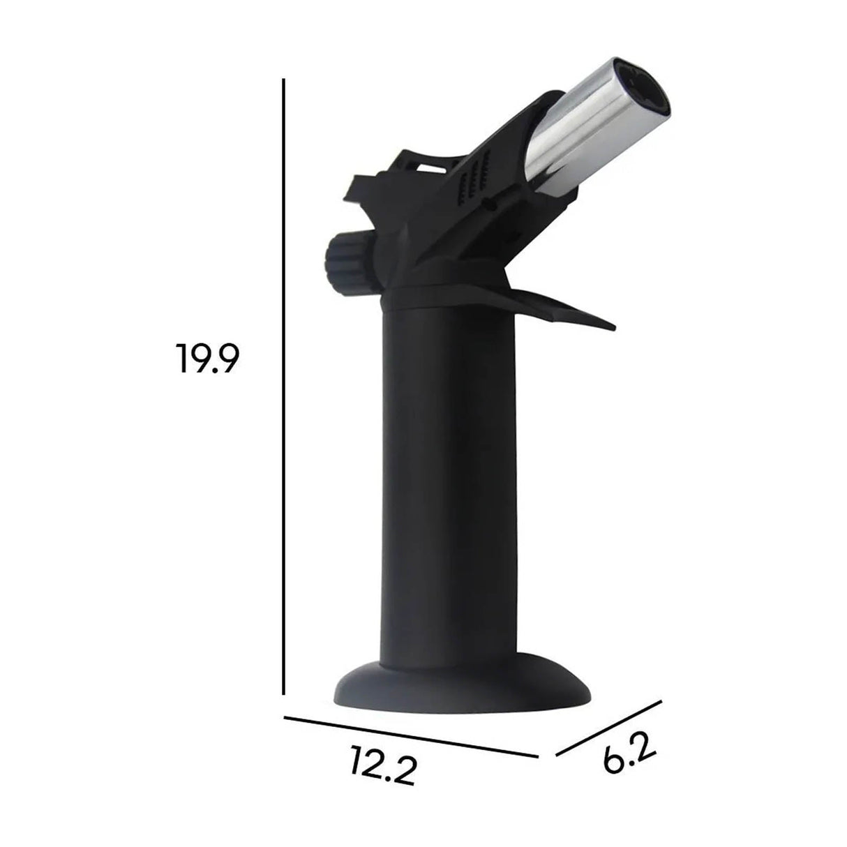 Antorcha Culinaria Recargable Masterchef Double Flame Negro MK-CT-2BLACK