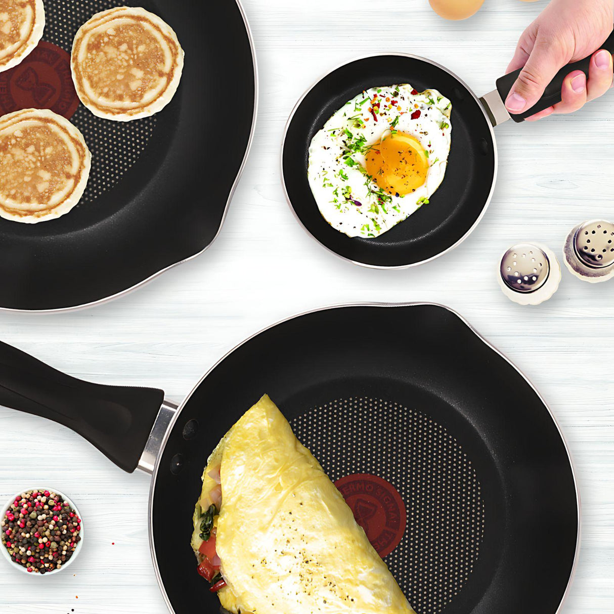 Juego de Sartenes T-fal Easy Care 3 Piezas B9360084M