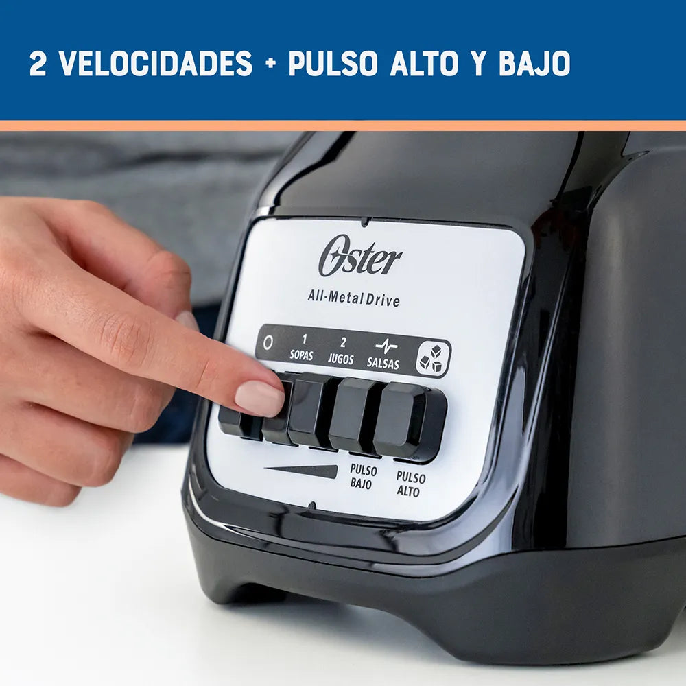 LICUADORA OSTER MOD. BLSTKAG-BPB-013 BOTONES V/VIDRIO**