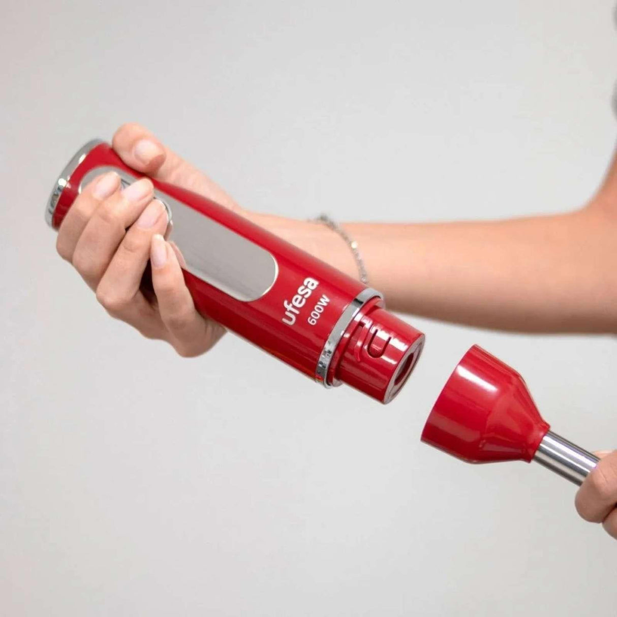 Batidora de Inmersión Ufesa con Accesorios Roja BP7010-AC5306