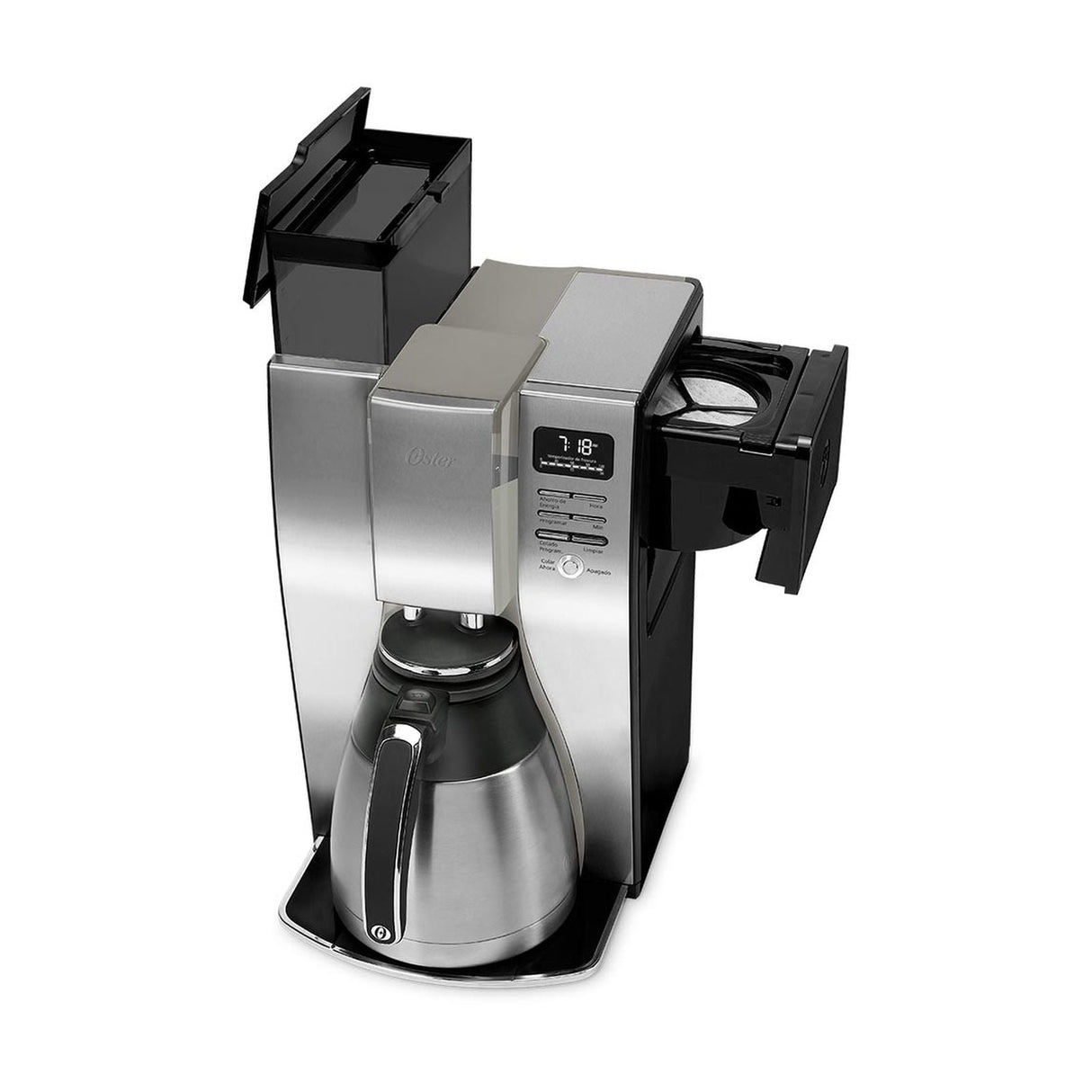 Cafetera Térmica Oster 10 Tazas Gris BVSTDC4411