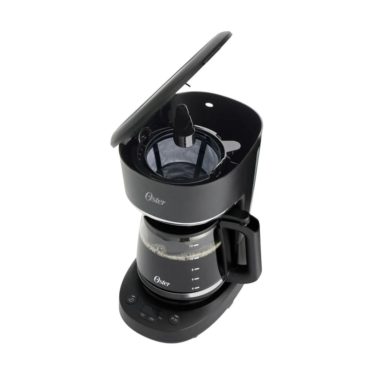 Cafetera Programable Oster 12 Tazas Negra BVSTDCP121B