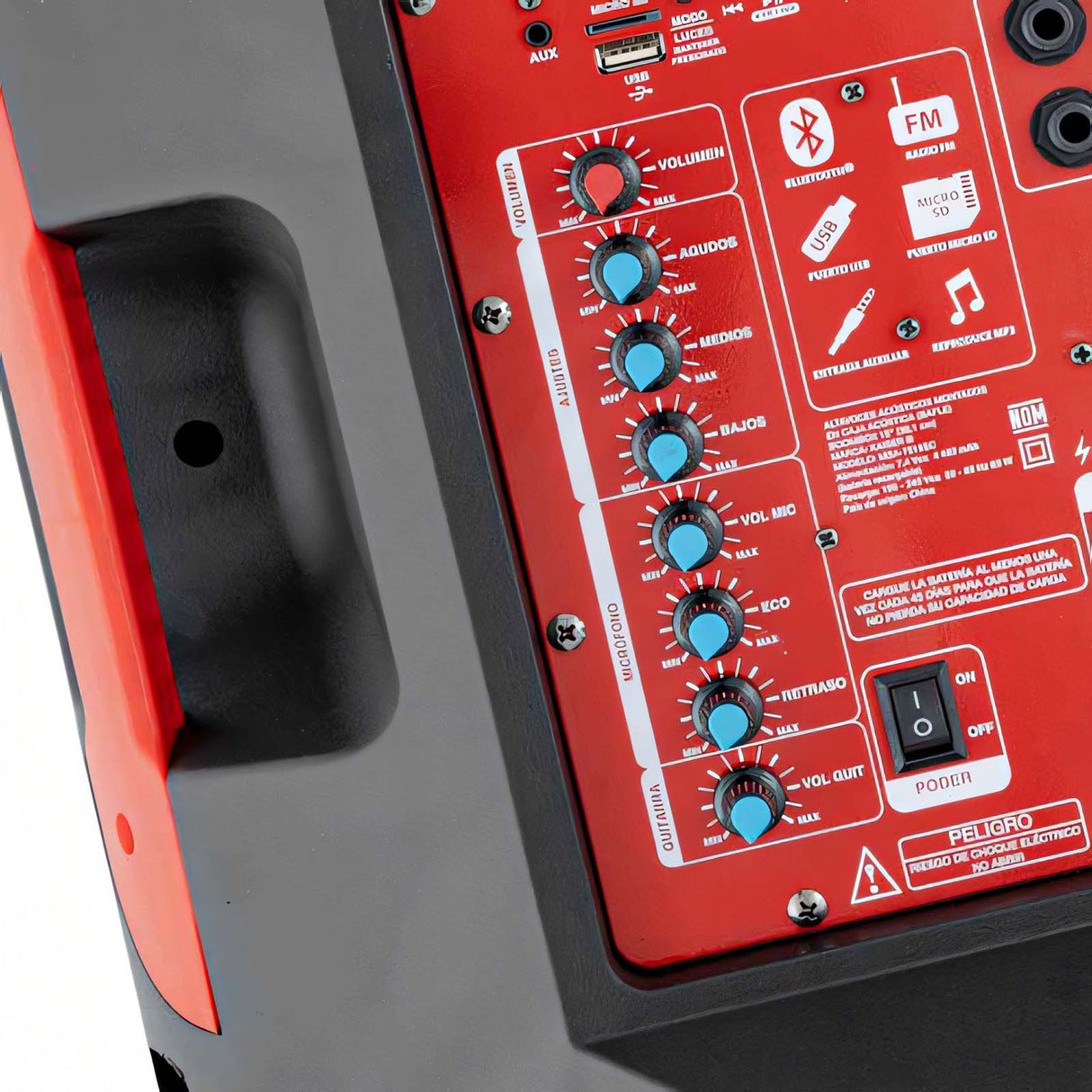 Bafle Profesional Recargable KSR 15 Pulgadas MSA-7515SC