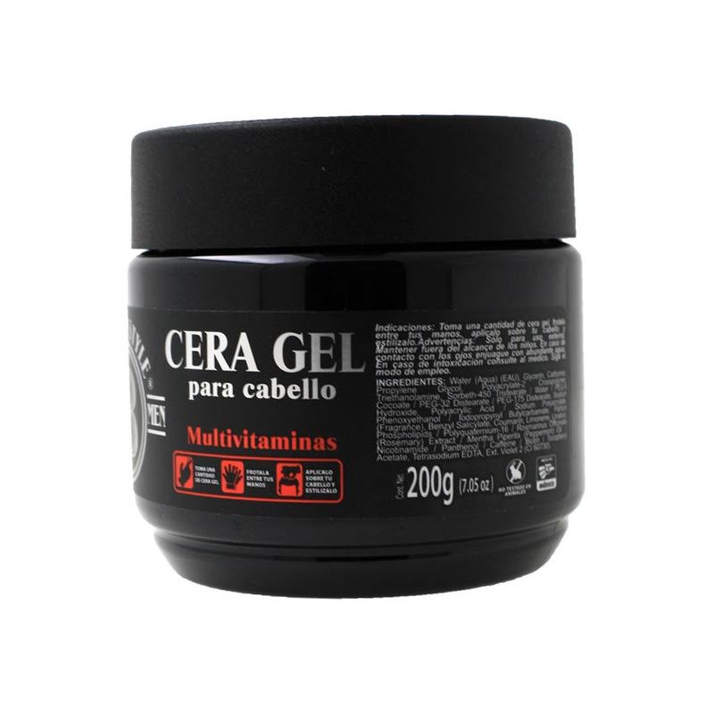 Cera Gel para Caballero, Alta Fijación, Barber Style For B Men