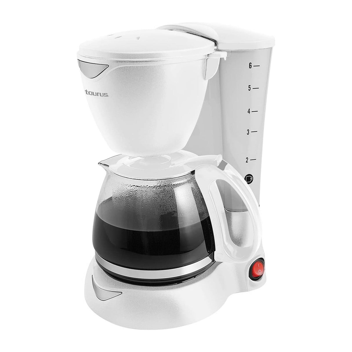 Cafetera Taurus Filtro Permanente 6 Tazas C6T-CLEAR-BLA