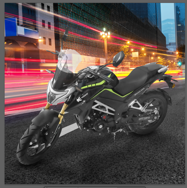 Motocicleta Kiwo Okami 250 2025 (Reacondicionado)