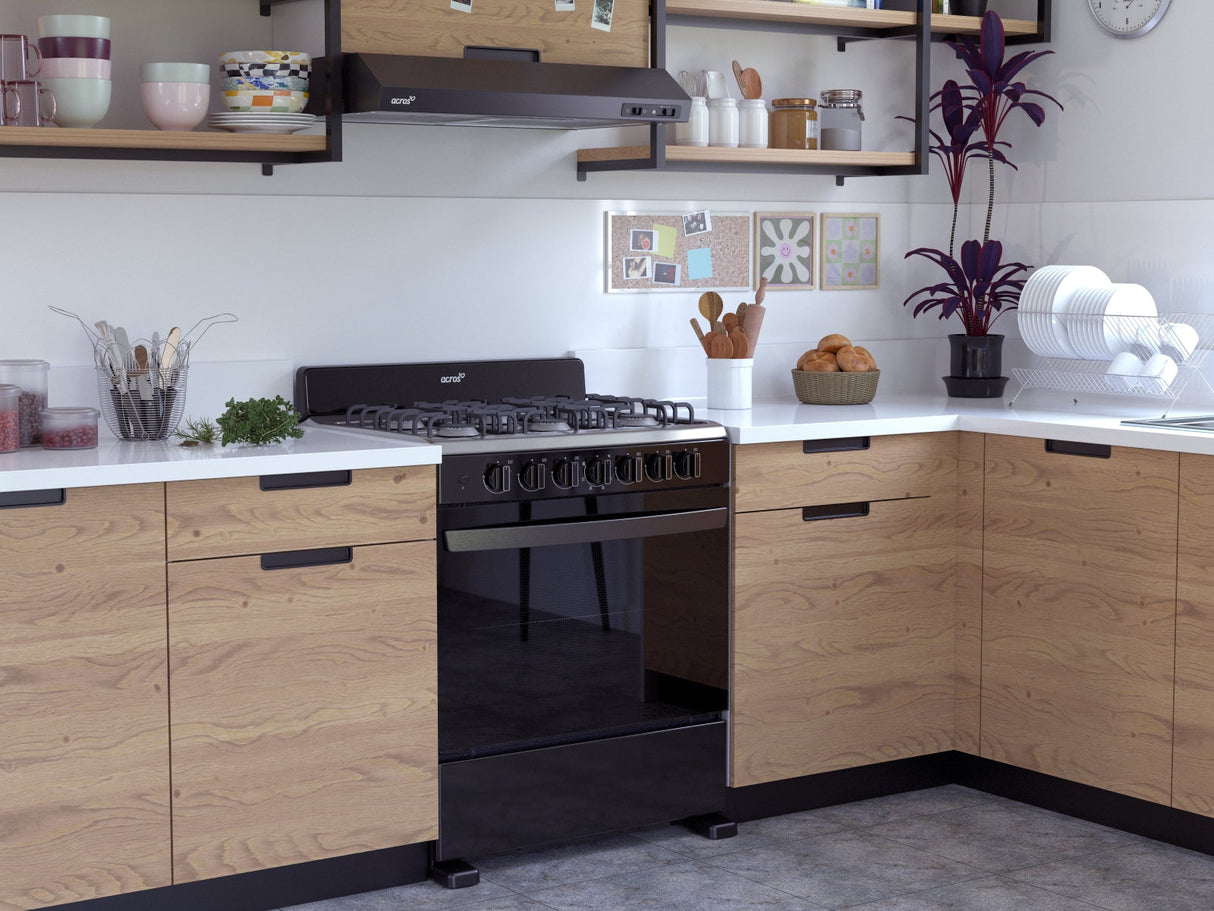 ESTUFA ACROS MOD. AFR4010B 30" NEGRO**