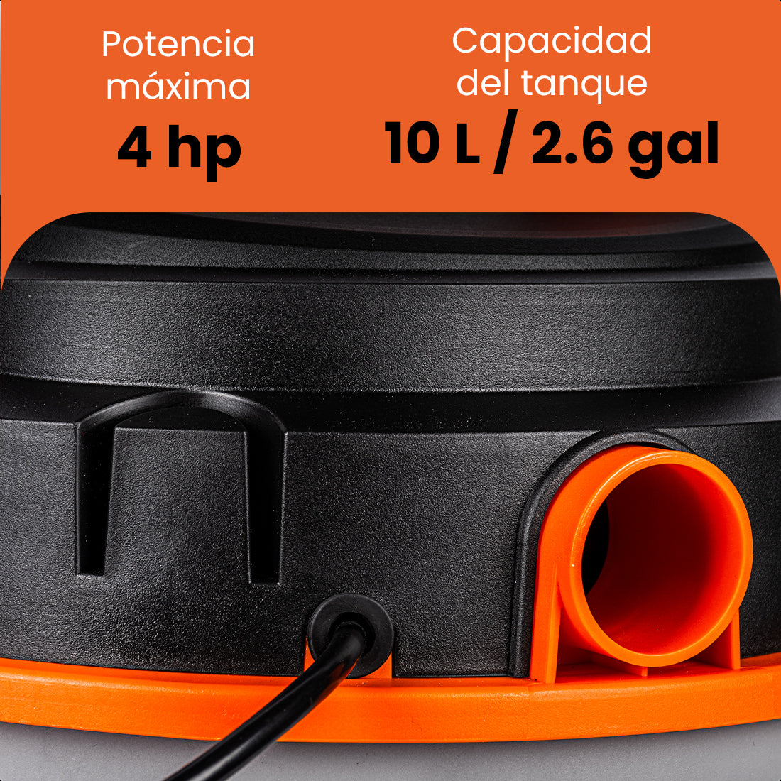 Aspiradora Polvo y Agua 10 litros 4HP (+accesorios) DAEWOO