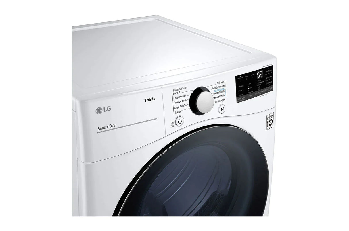 Secadora Carga Frontal 22 Kilos LG DF22WV2SR