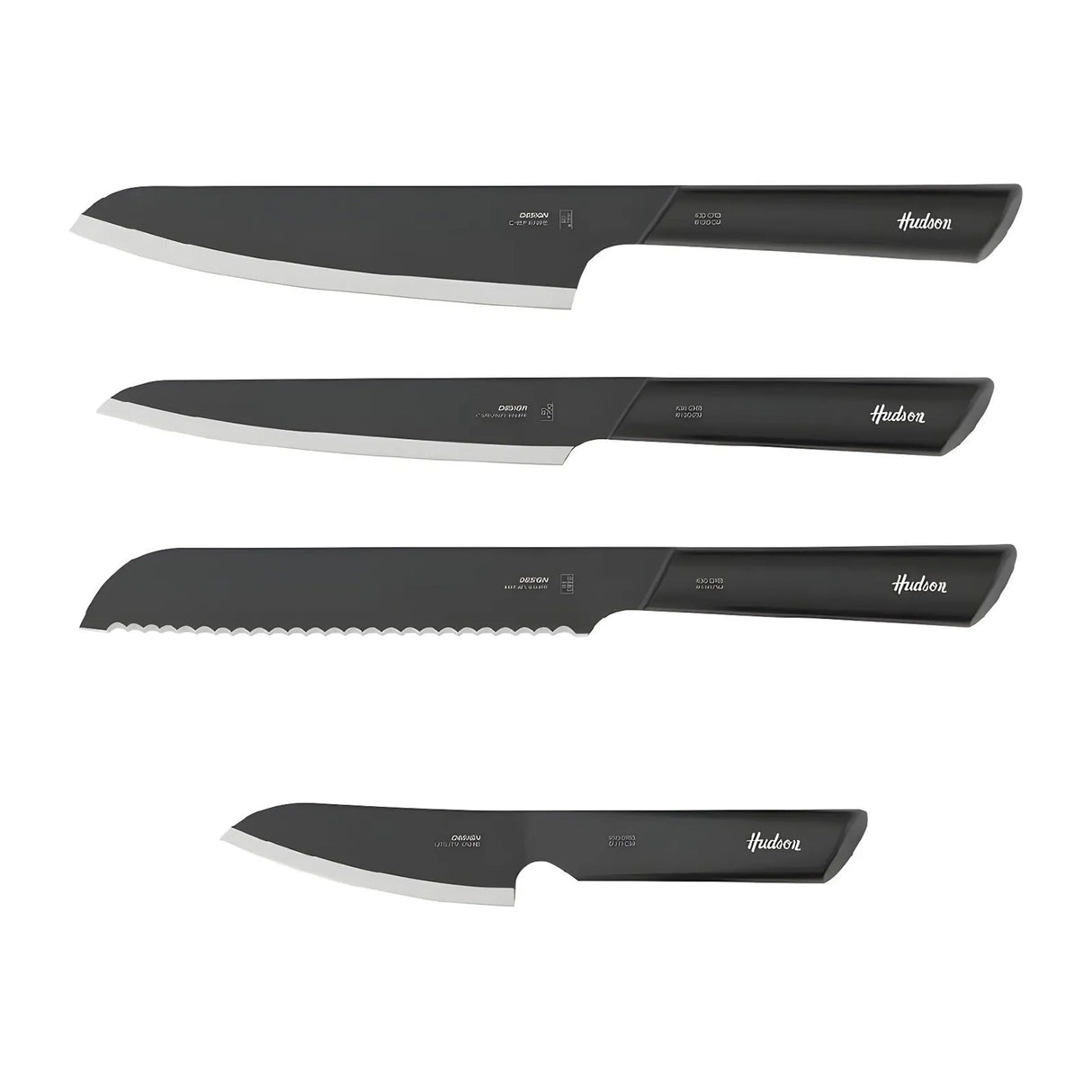 Juego de Cuchillos Hudson Design 5 Piezas Negro DGSET04