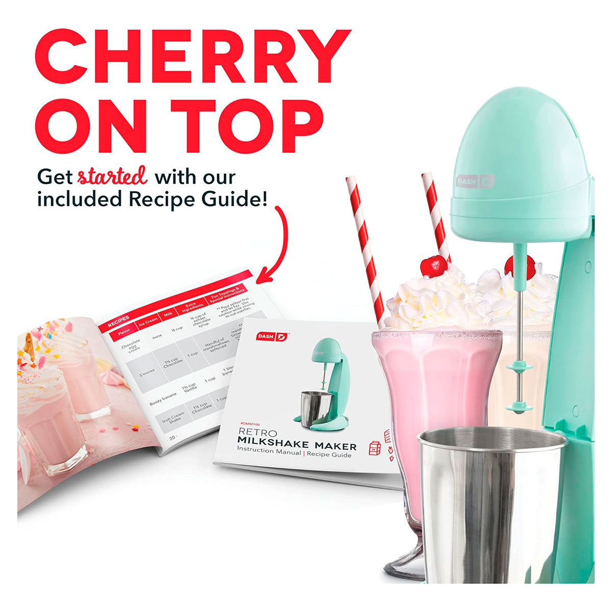 Licuadora Retro para Malteadas, Dash