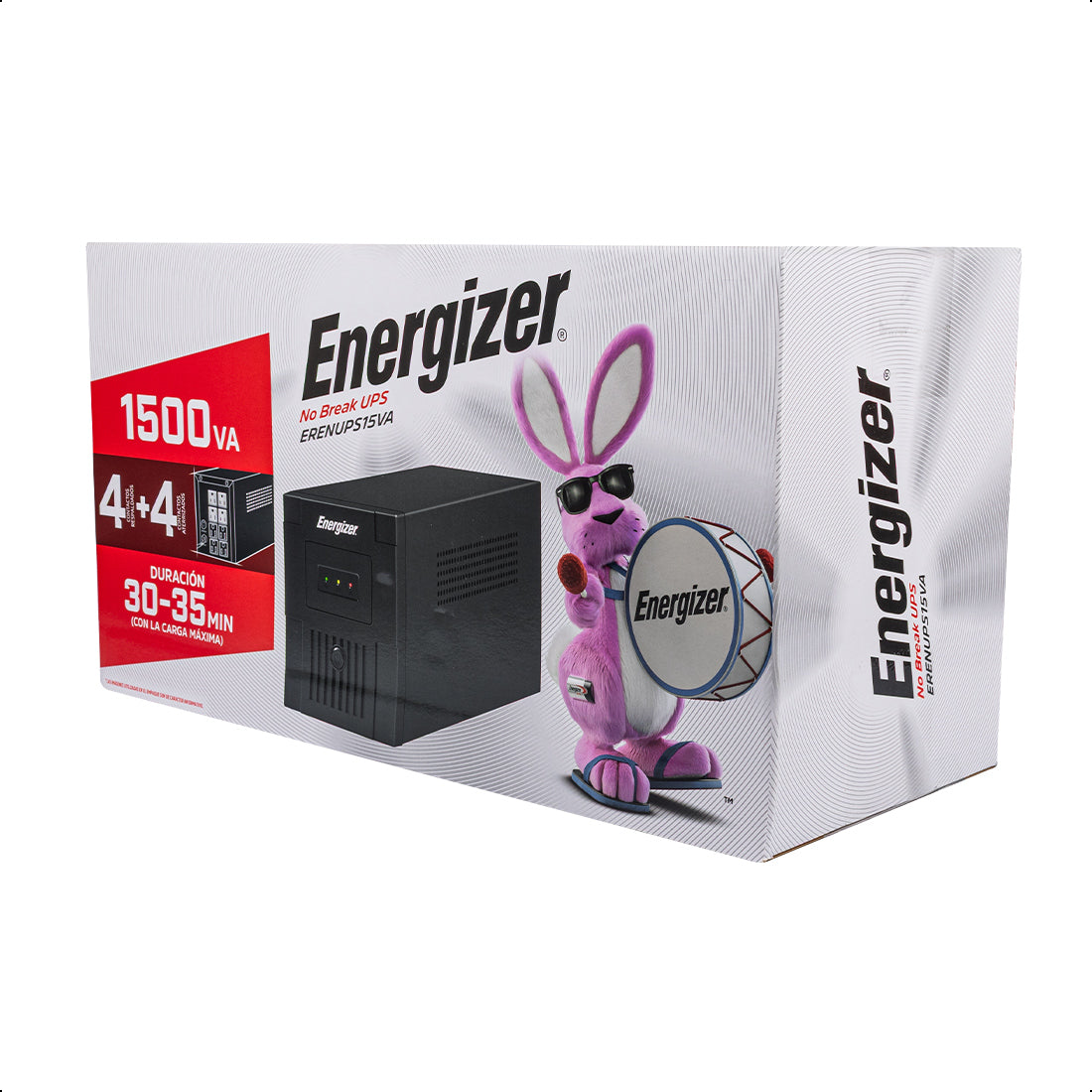 No Break UPS 1500VA-900W 8 contactos, ENERGIZER