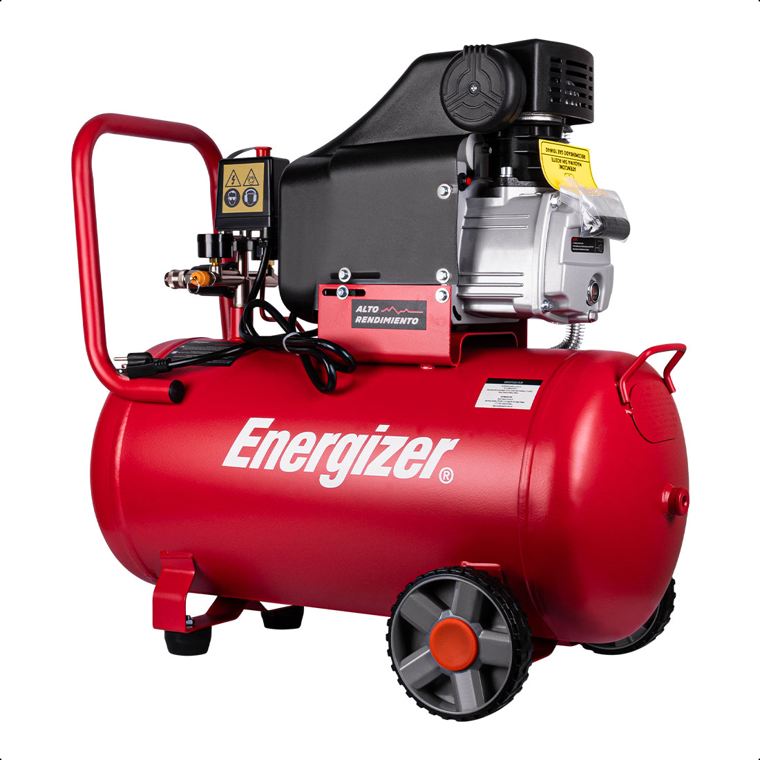 Compresor de aire, lubricado, horizontal 50L 2HP 110V 115psi ENERGIZER