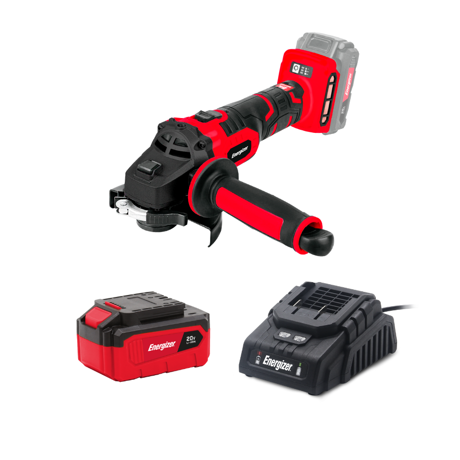 Esmeriladora + Cargador + Bateria 4Ah