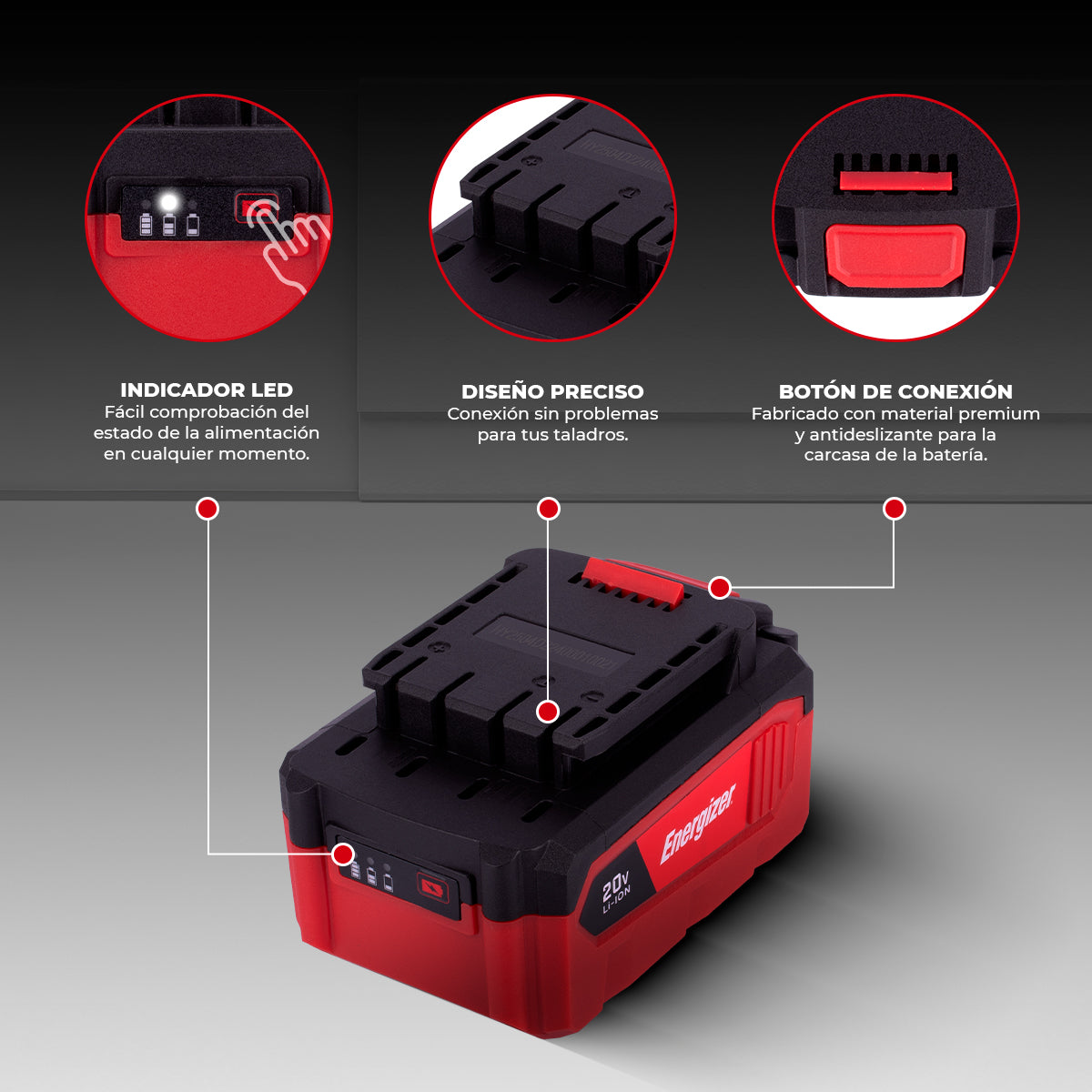 Rotomartillo + Destornillador de impacto + Cargador + Bateria 4Ah