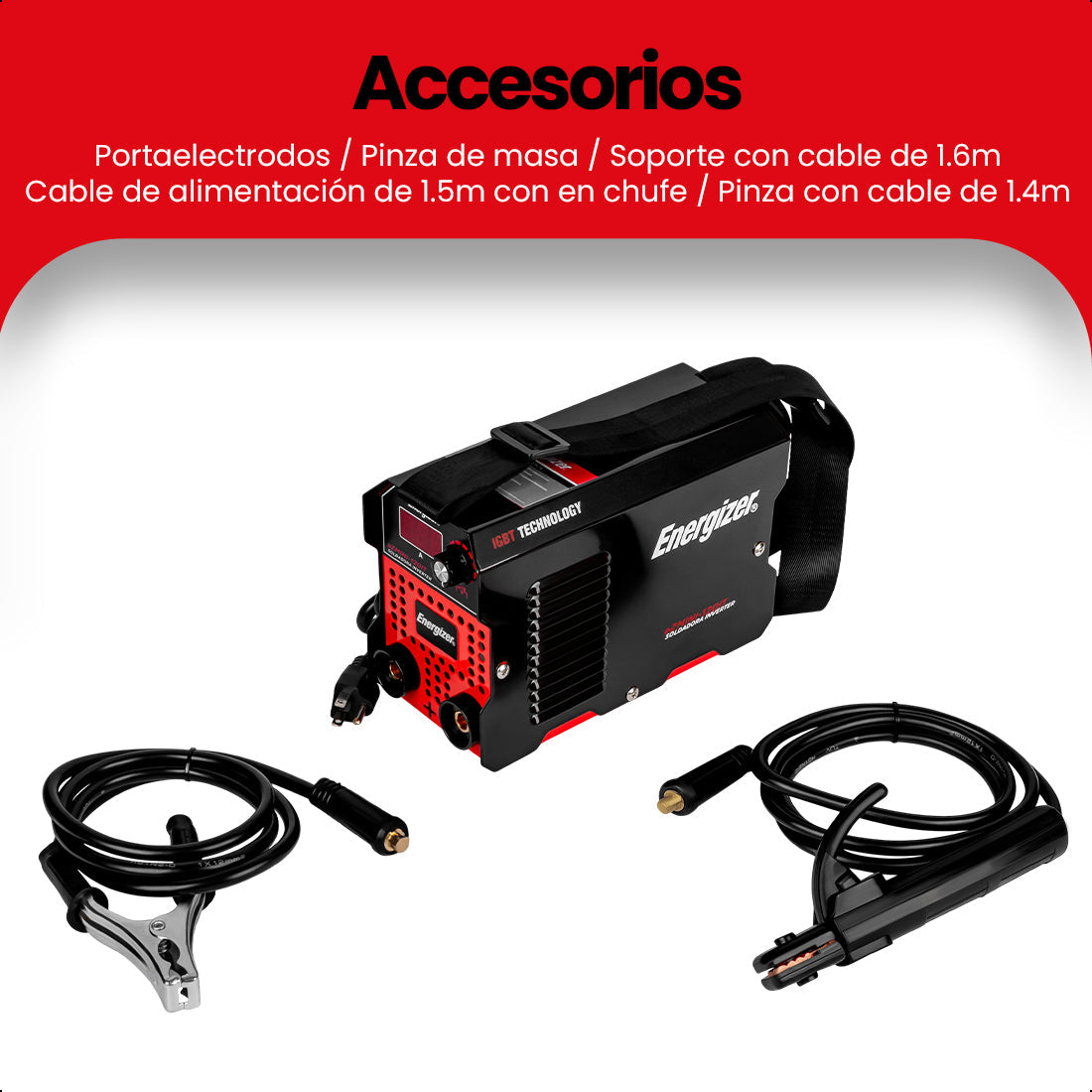 Soldadora inversora 120 A, 110 V, ENERGIZER