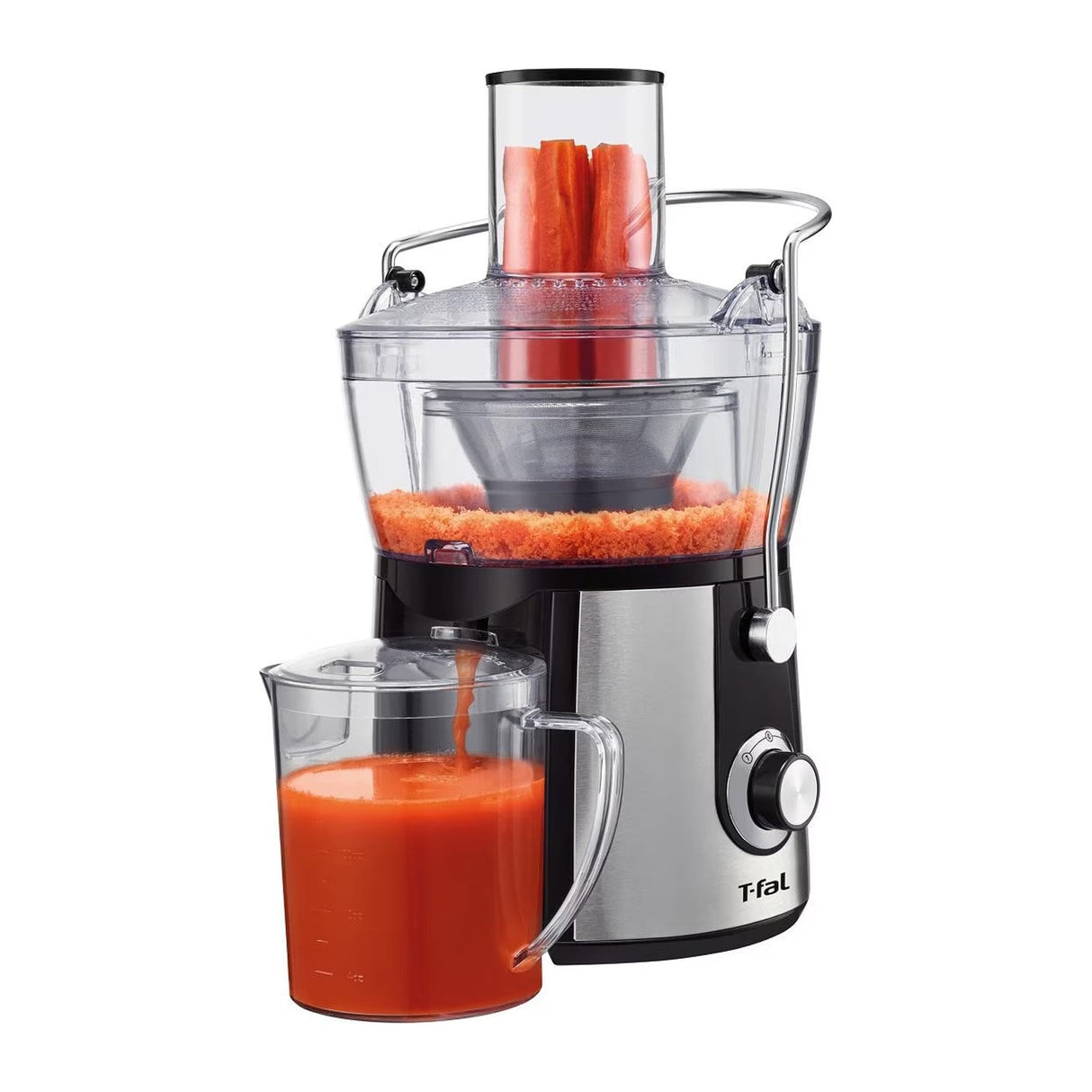 Extractor de Jugo Tfal Juice Express 2 Litros Gris ZE550DMX
