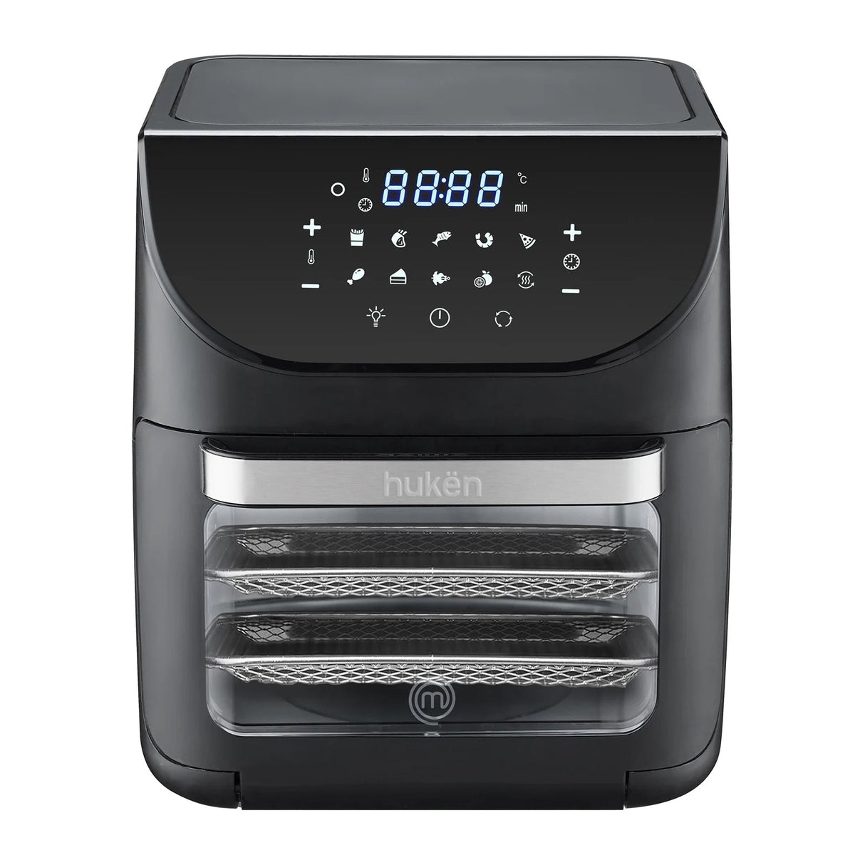 Freidora de Aire Multifuncional MasterChef 12 Litros Negro MK-AFO-12DT