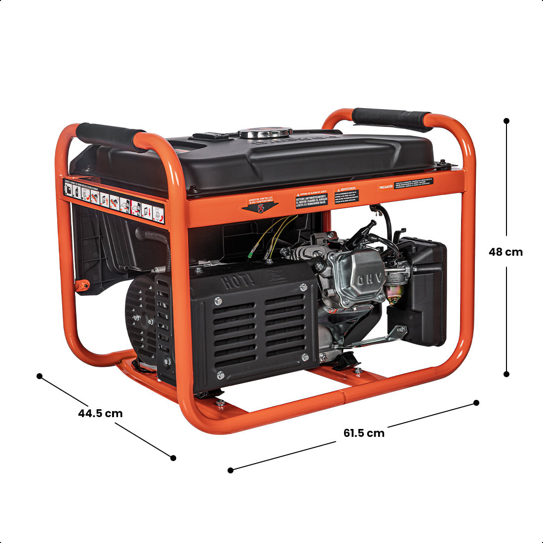 Generador portátil 2.5 kW 212CC 15L Regulador Voltaje Arr Elect 10 hrs DAEWOO