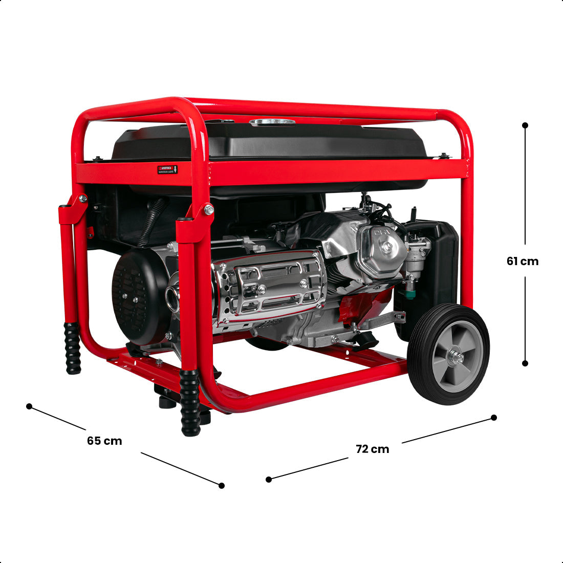 Generador portátil 6.5 kW 420CC 25L Regulador Voltaje Arr Man ENERGIZER GEZ8200EN
