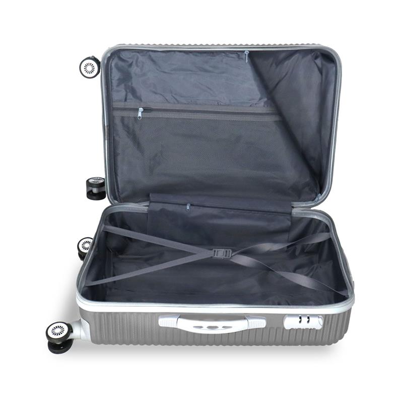 Maleta de Viaje Kenia, color Gris 43x26x65cm