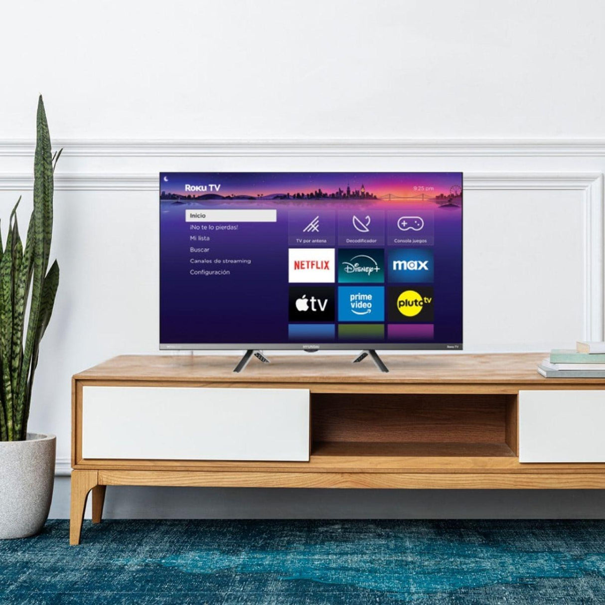 Televisión Pantalla 32 Pulgadas Hyundai Roku TV HD HYLED3257RIM