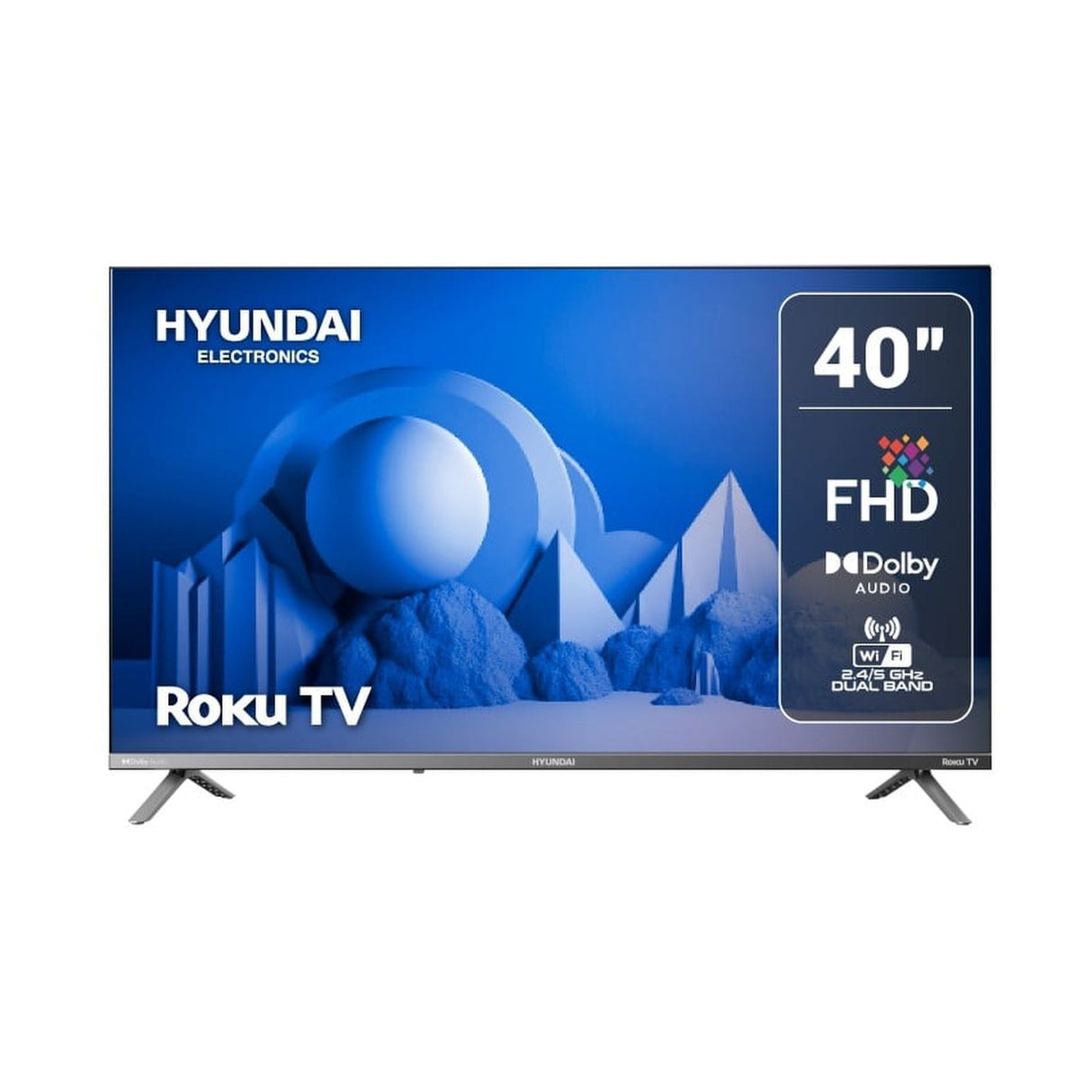 Televisión Pantalla 40 Pulgadas Hyundai Roku TV FHD HYLED4027RIM