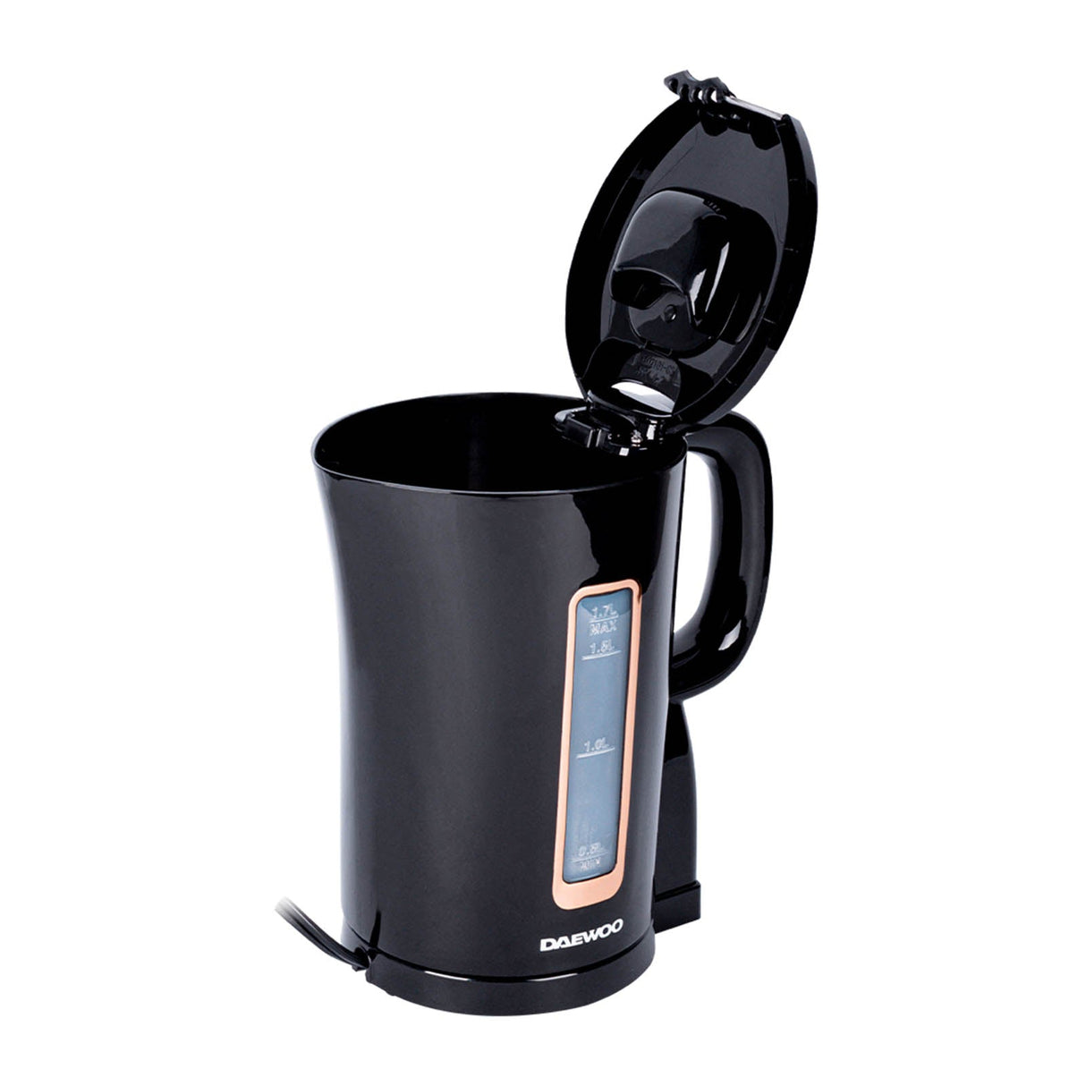 Hervidor Eléctrico Inalámbrico Daewoo 1.7 Litros Negro DKS-1319