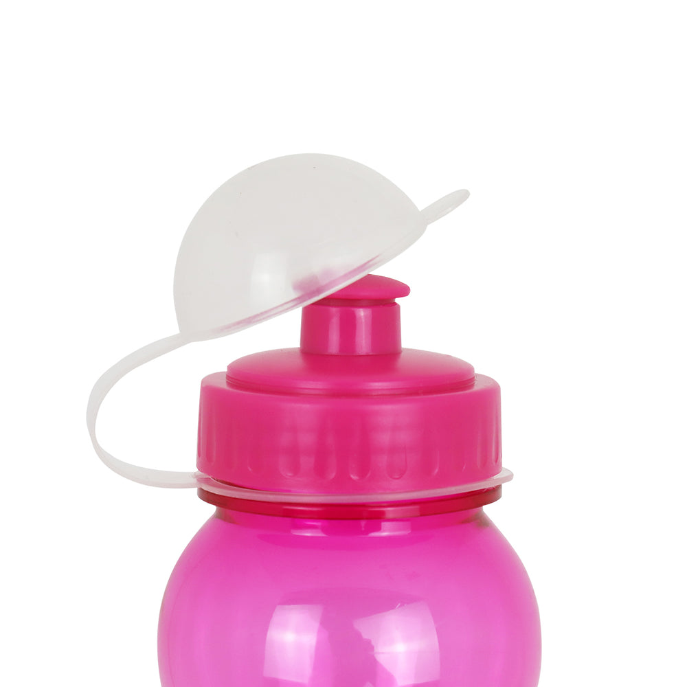 Botella color Fucsia de Plástico con Tapa, 500ml