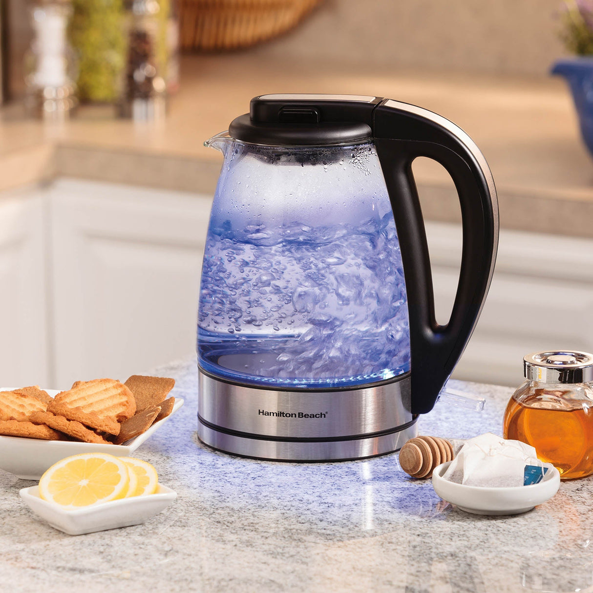 Jarra Eléctrica de Cristal 1.7 Litros Hamilton Beach 40865