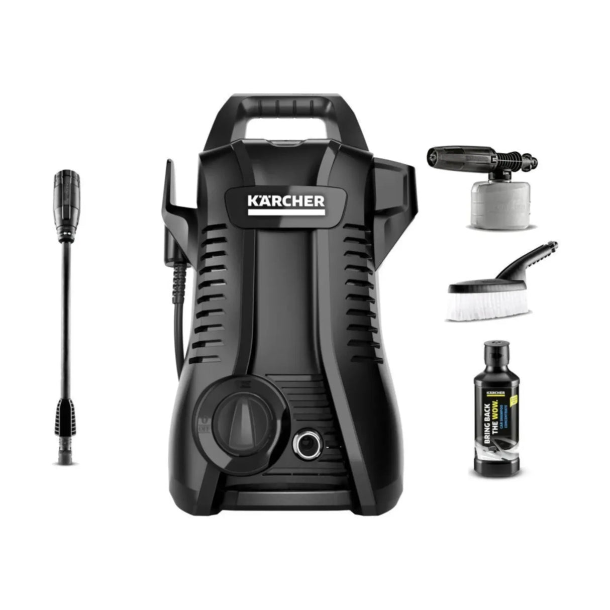 Hidrolavadora Karcher K2 Basic Car Kit Negra
