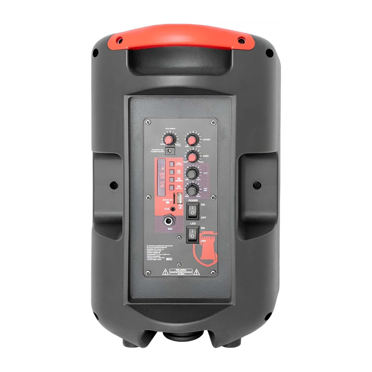 Bafle Profesional Recargable KSR 8 Pulgadas con Micrófono KSW-1108