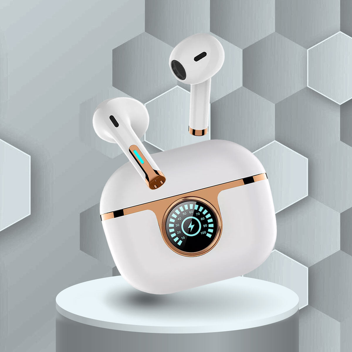 Audífonos Inalámbricos Kaena In-ear color Blanco, Kiwo