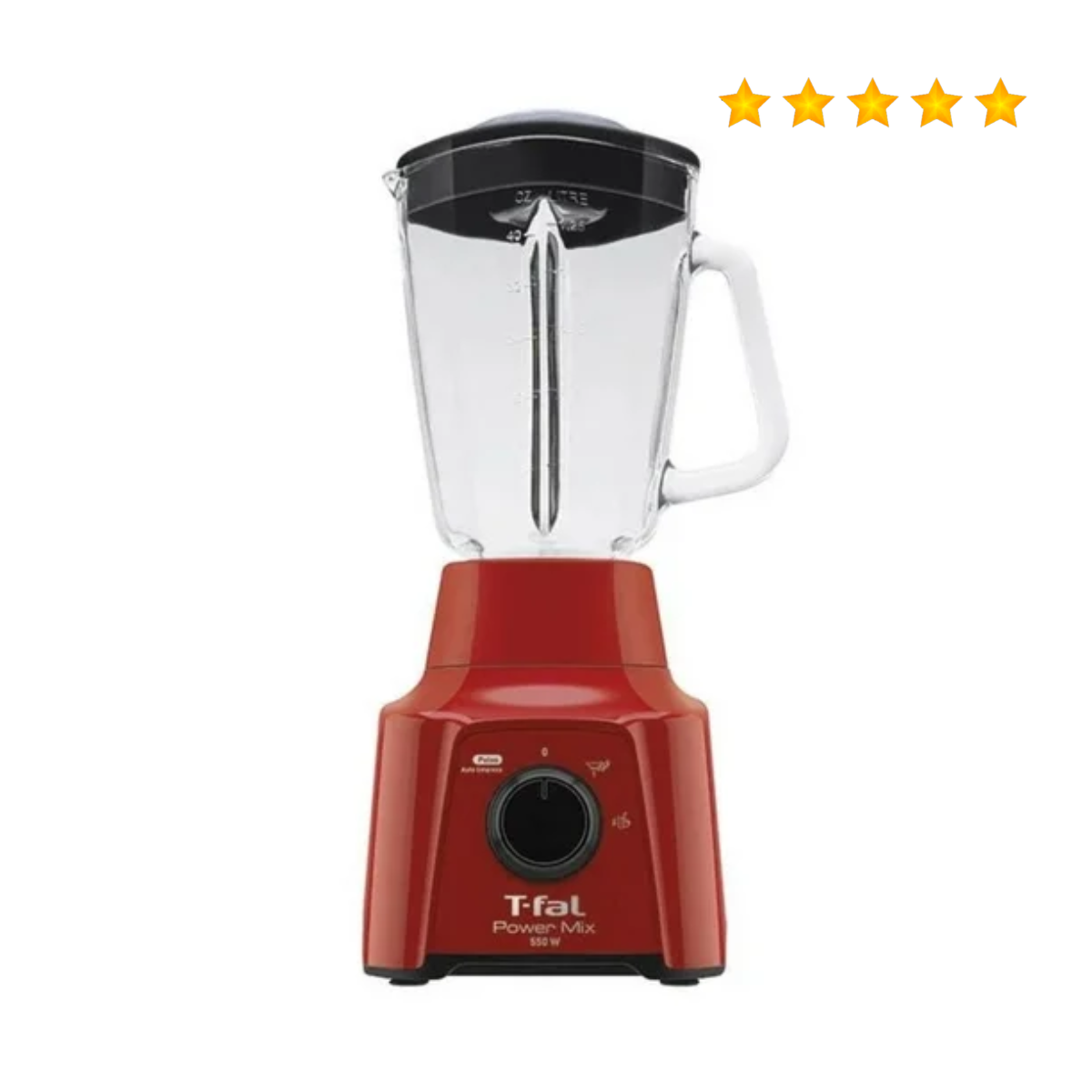 Licuadora T-Fal LN2835MX Power Mix Roja Vidrio 2V*