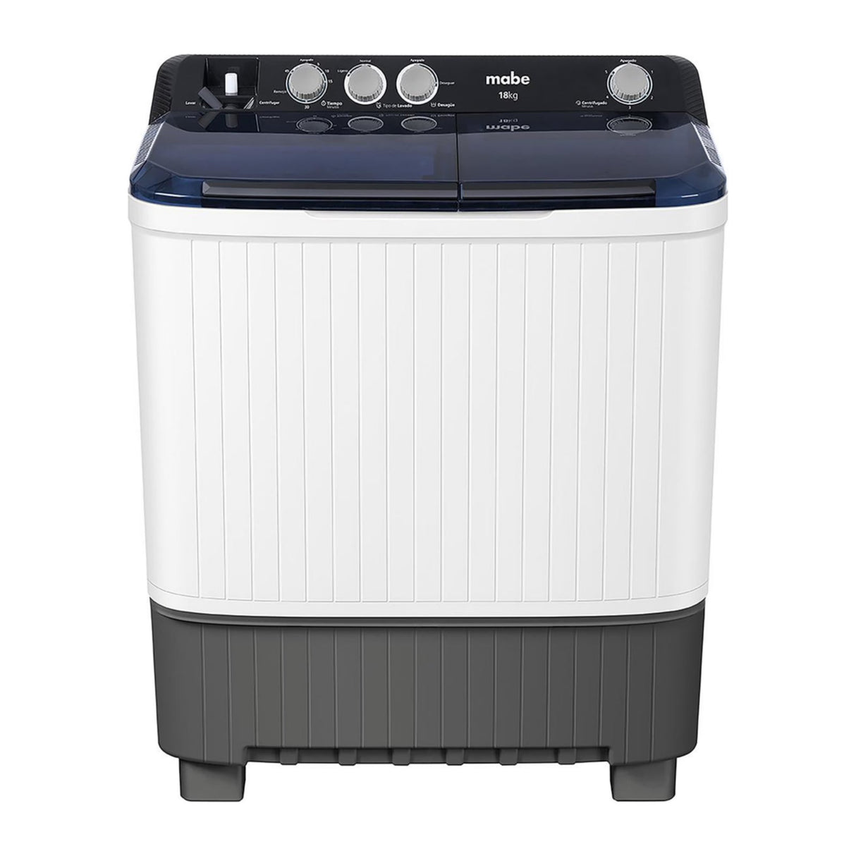 Lavadora Semi Automática Mabe 18 Kilos Doble Tina Blanca LMDX8124HBAB0