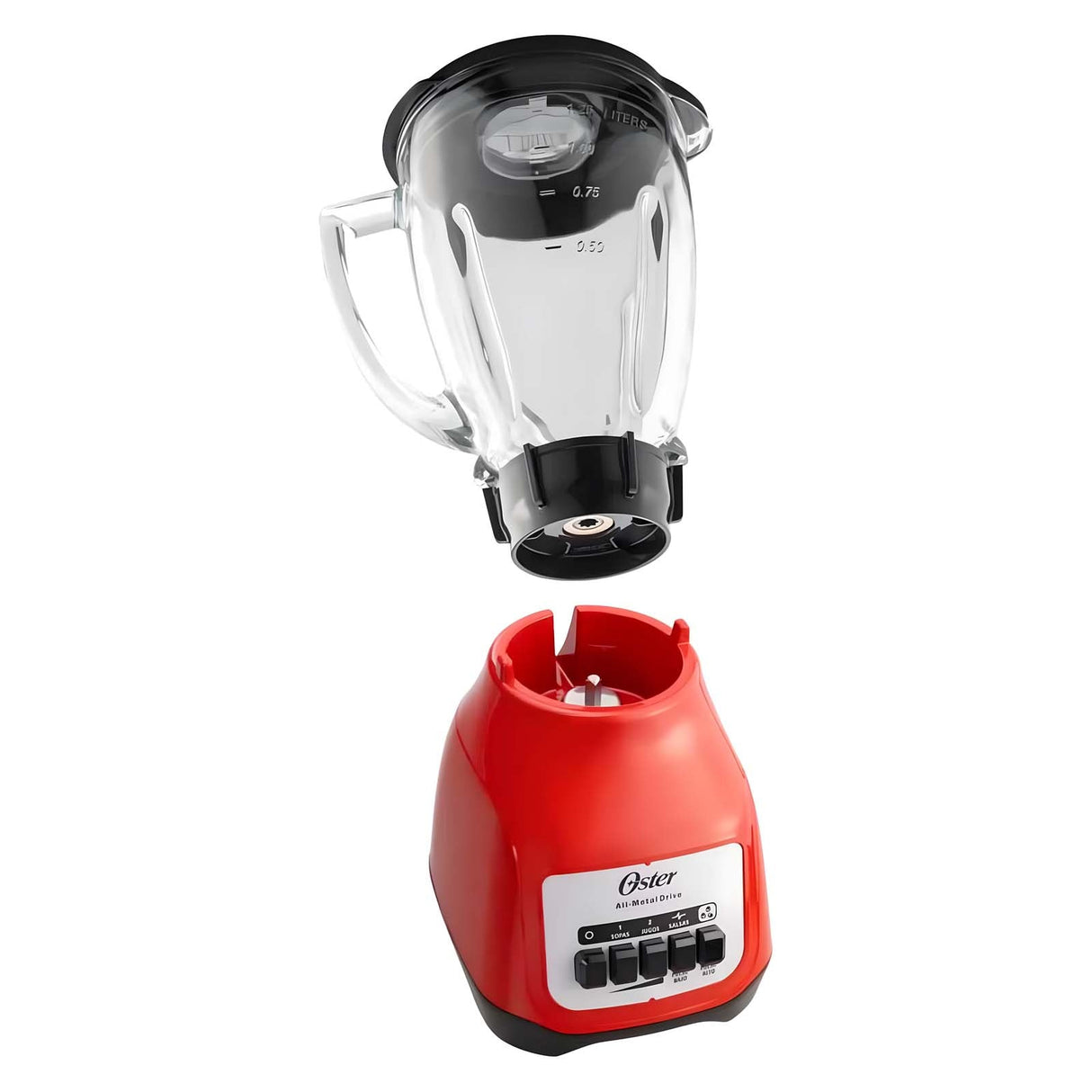 Licuadora Ostre Vaso de Vidrio 1.5 Litros 2 Velocidades BLSTKAGRPB-RO