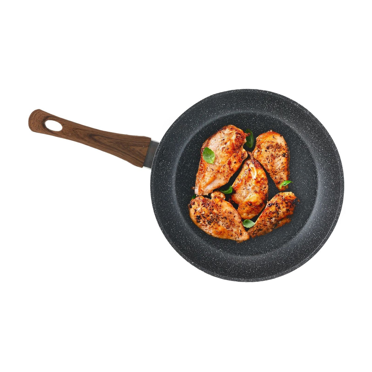 Sartén MasterChef Premium Granite+ 28 Centímetros Gris MA-PAN-28GW