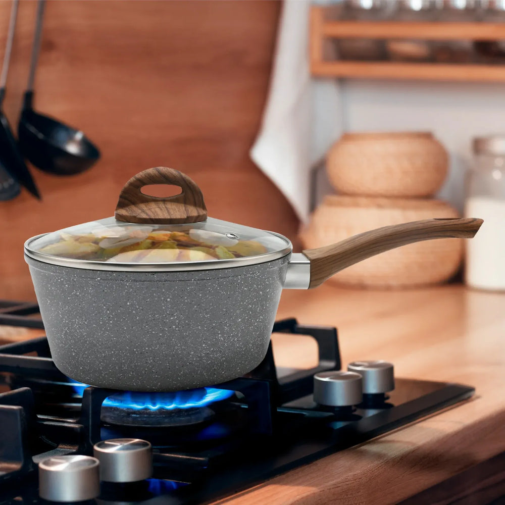 Olla MasterChef Granite+ 1.2 Litros Gris MA-SPAN-2GW