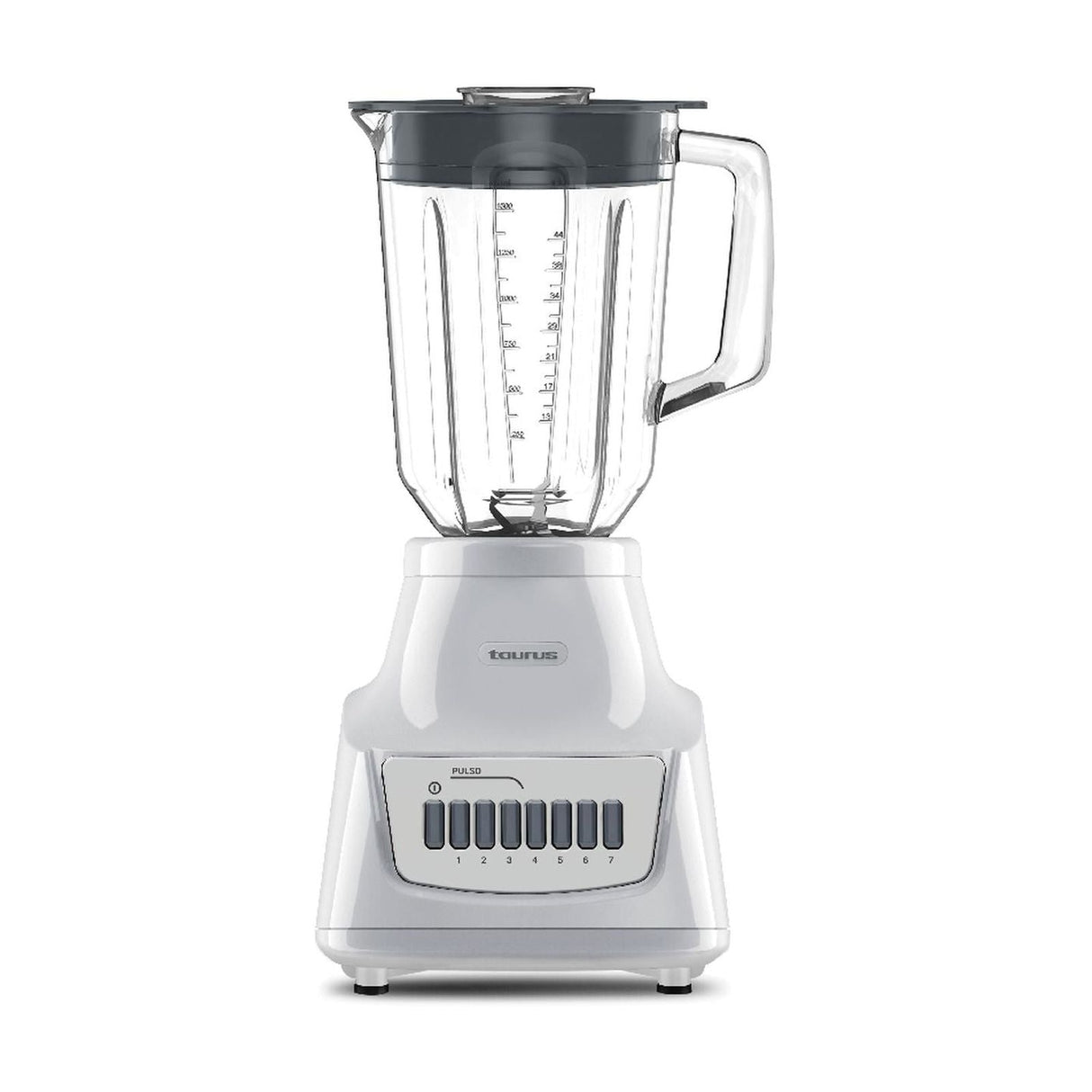 Licuadora Taurus Magnifique Vaso de Vidrio 1.25 Litros Blanca