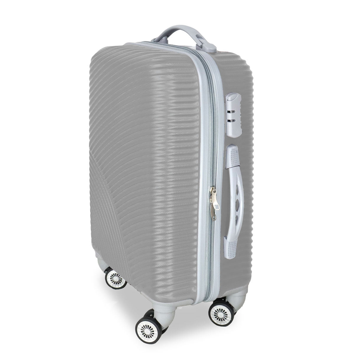 Maleta de Viaje Kenia, color Gris 37x23x55cm