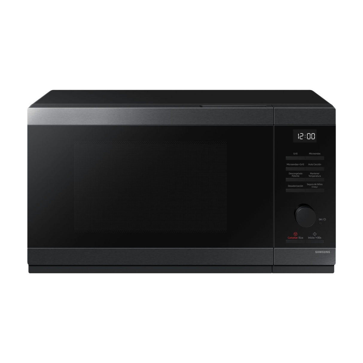 Horno de Microondas Samsung Grill Fry 1.1 Pies Cúbicos Negro MG32DG4524CGA