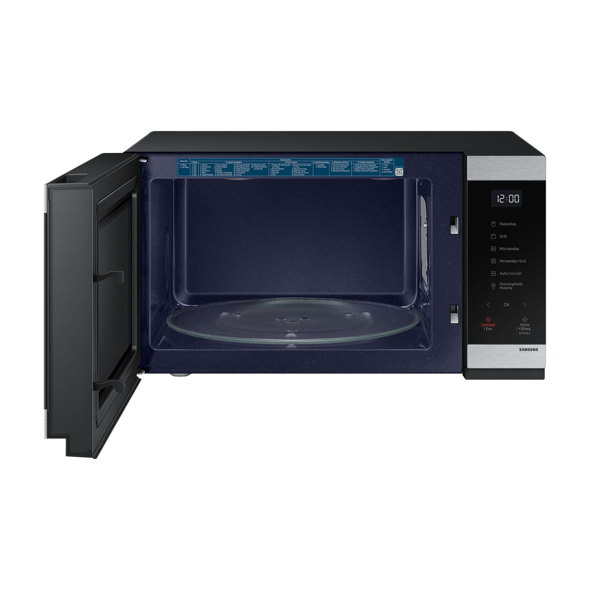 Horno de Microondas Samsung 1.4 Pies Cúbicos Negro MG40DG5525ATA